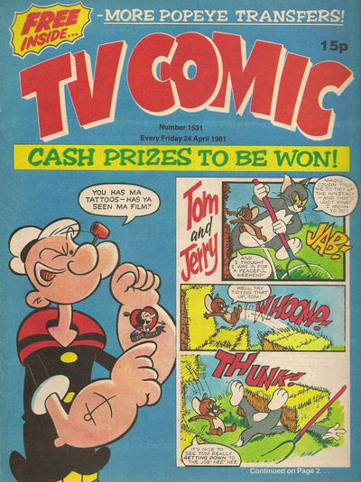 Cover for TV Comic (Polystyle Publications, 1951 series) #1531