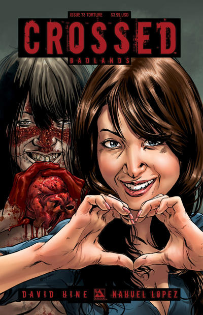 Cover for Crossed Badlands (Avatar Press, 2012 series) #73 [Torture Variant by Christian Zanier]