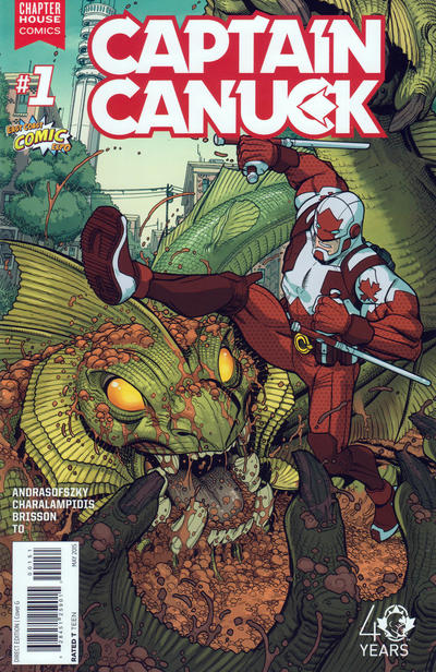 Cover for Captain Canuck (Chapterhouse Comics Group, 2015 series) #1 [Cover G East Coast Comic Expo Variant]