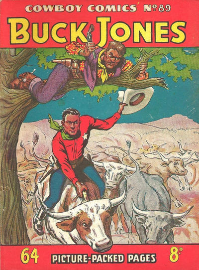 Cover for Cowboy Comics (Amalgamated Press, 1950 series) #89