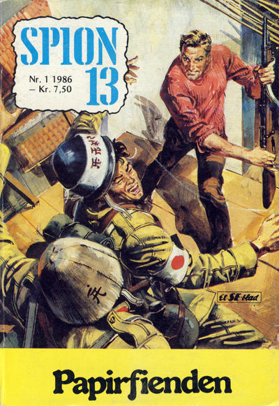 Cover for Spion 13 og John Steel (Serieforlaget / Se-Bladene / Stabenfeldt, 1963 series) #1/1986