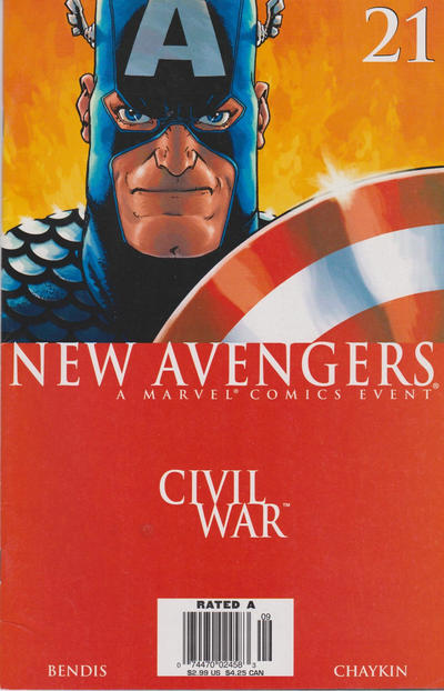 Cover for New Avengers (Marvel, 2005 series) #21 [Newsstand]