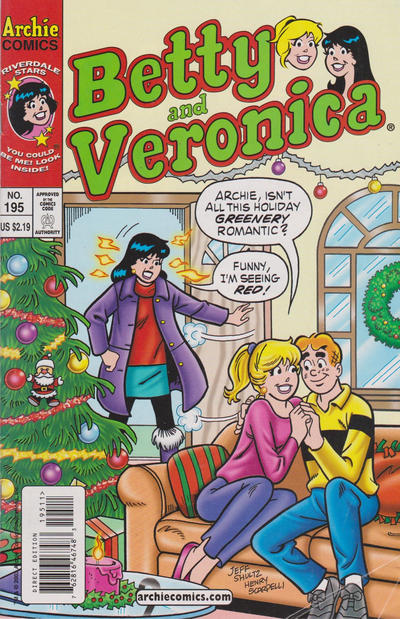 Cover for Betty and Veronica (Archie, 1987 series) #195 [Direct Edition]