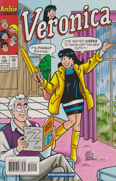 Cover for Veronica (Archie, 1989 series) #120 [Direct Edition]