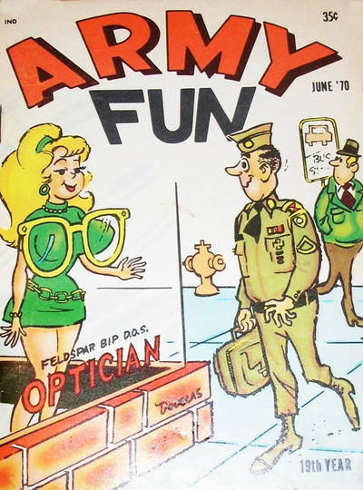Cover for Army Fun (Prize, 1952 series) #v10#4