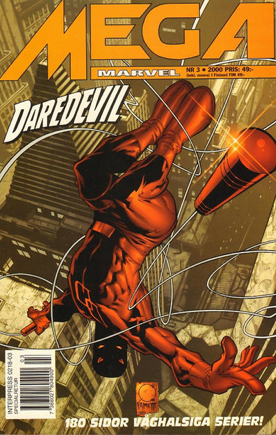 Cover for Mega Marvel (Egmont, 1997 series) #3/2000 - Daredevil