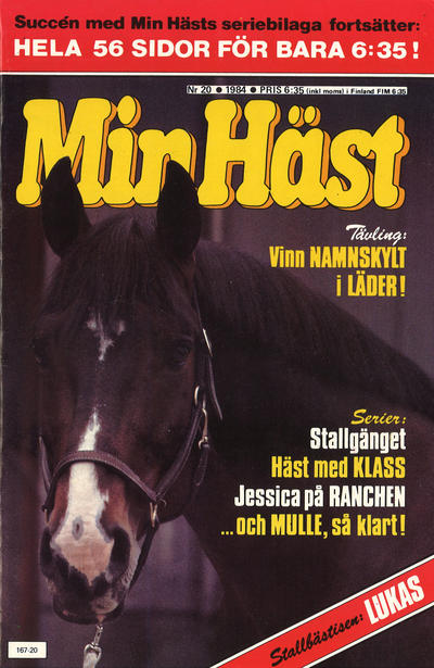 Cover for Min häst (Semic, 1976 series) #20/1984
