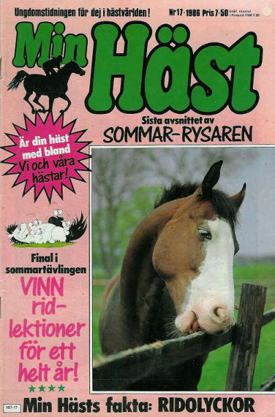 Cover for Min häst (Semic, 1976 series) #17/1986