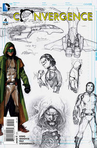 Cover Thumbnail for Convergence (DC, 2015 series) #4 [Billy Tan Design Sketch Cover]