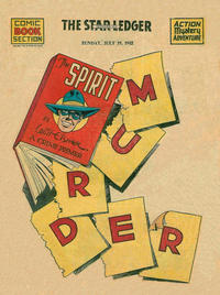 Cover Thumbnail for The Spirit (Register and Tribune Syndicate, 1940 series) #7/19/1942 [Newark NJ Star Ledger edition]