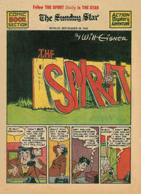 Cover Thumbnail for The Spirit (Register and Tribune Syndicate, 1940 series) #9/20/1942 [Washington DC Sunday Star Edition]