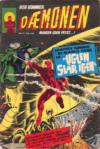 Cover for Dæmonen (Interpresse, 1967 series) #21