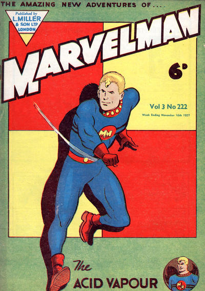 Cover for Marvelman (L. Miller & Son, 1954 series) #222