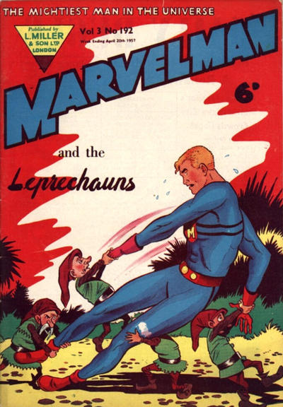 Cover for Marvelman (L. Miller & Son, 1954 series) #192