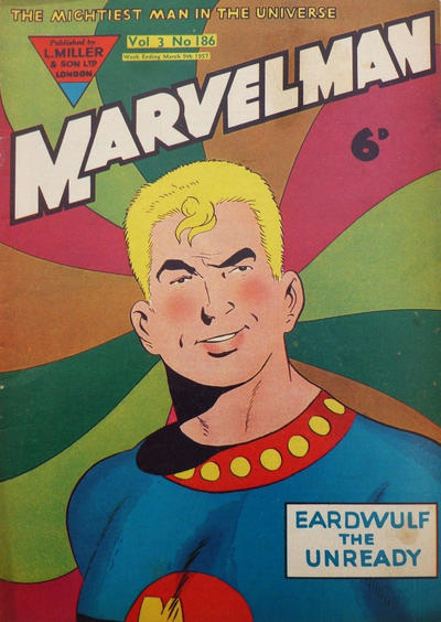 Cover for Marvelman (L. Miller & Son, 1954 series) #186