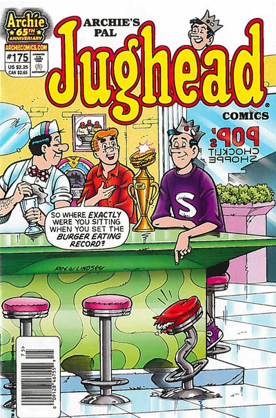 Cover for Archie's Pal Jughead Comics (Archie, 1993 series) #175 [Newsstand]
