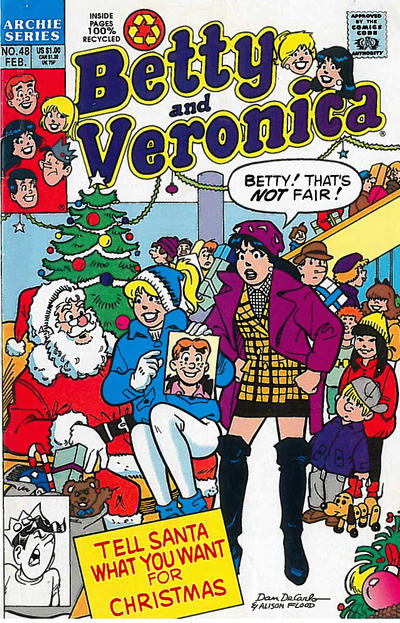 Cover for Betty and Veronica (Archie, 1987 series) #48 [Direct]