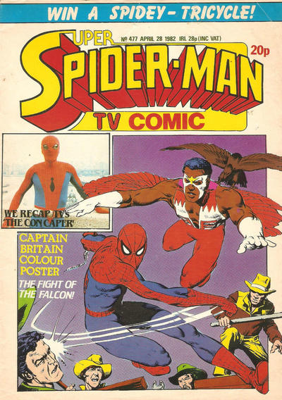 Cover for Super Spider-Man TV Comic (Marvel UK, 1981 series) #477