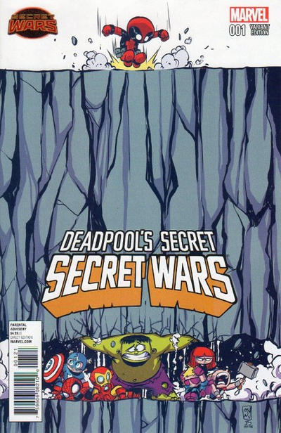 Cover for Deadpool's Secret Secret Wars (Marvel, 2015 series) #1 [Skottie Young Babies Variant]