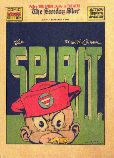 Cover for The Spirit (Register and Tribune Syndicate, 1940 series) #2/8/1942 [Washington DC Sunday Star edition]