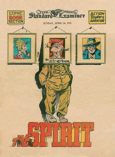 Cover for The Spirit (Register and Tribune Syndicate, 1940 series) #4/26/1942 [Ogden UT Standard Examiner edition]