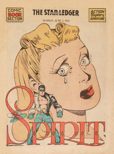 Cover for The Spirit (Register and Tribune Syndicate, 1940 series) #6/7/1942 [Newark NJ Star Ledger edition]