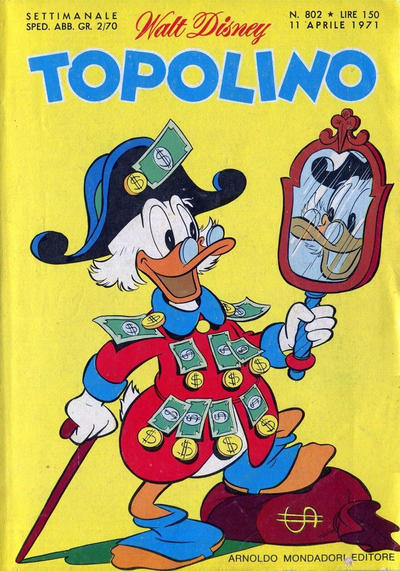 Cover for Topolino (Mondadori, 1949 series) #802