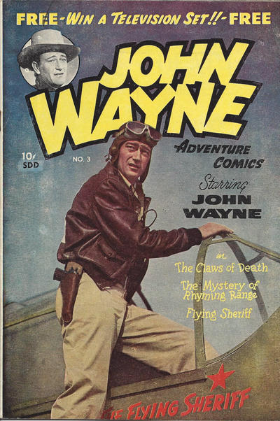 Cover for John Wayne Adventure Comics (Superior, 1949 ? series) #3