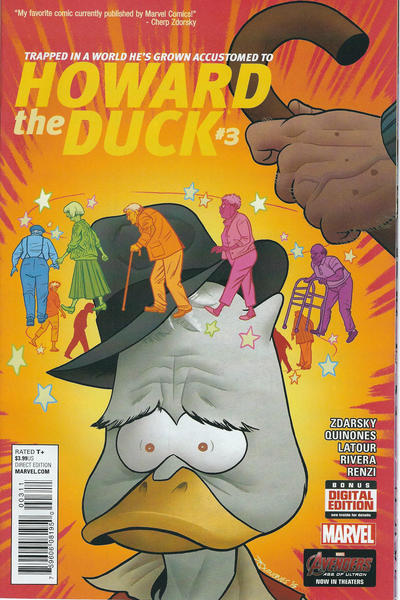 Cover for Howard the Duck (Marvel, 2015 series) #3