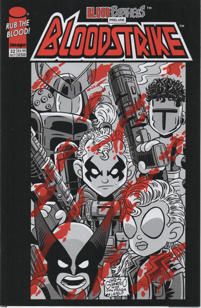 Cover for Bloodstrike (Image, 1993 series) #32 [Chris Giarrusso]