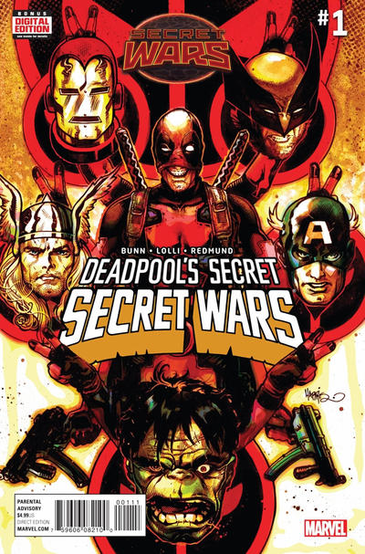 Cover for Deadpool's Secret Secret Wars (Marvel, 2015 series) #1