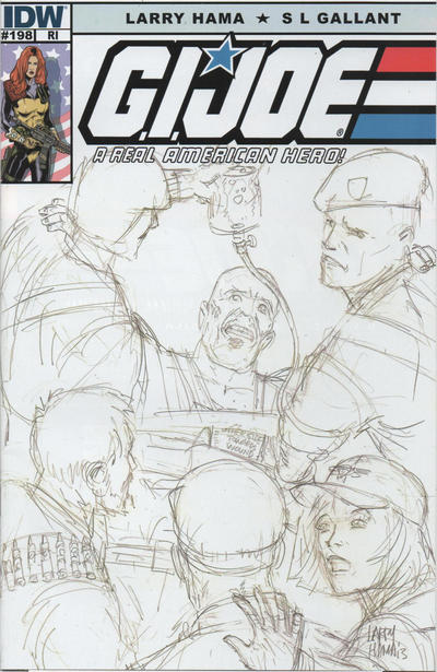 Cover for G.I. Joe: A Real American Hero (IDW, 2010 series) #198 [Retailer Incentive Cover]