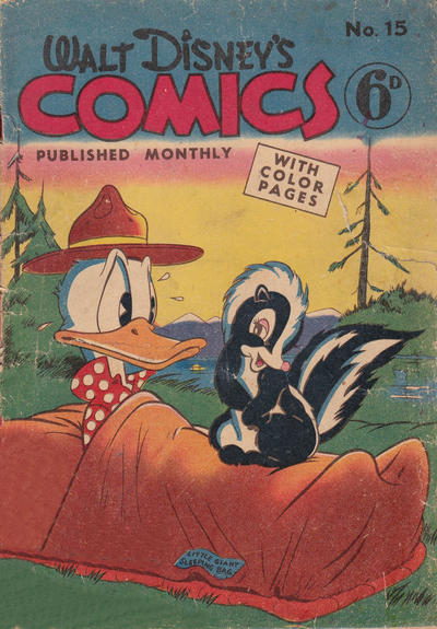 Cover for Walt Disney's Comics (W. G. Publications; Wogan Publications, 1946 series) #15