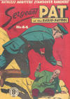 Cover for Sergeant Pat of the Radio-Patrol (Atlas, 1950 series) #44