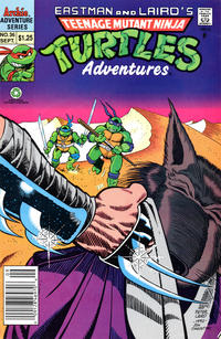 Cover Thumbnail for Teenage Mutant Ninja Turtles Adventures (Archie, 1989 series) #36 [Newsstand]