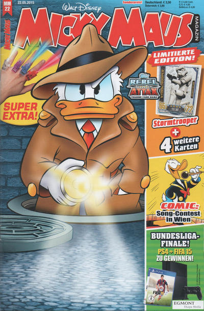 Cover for Micky Maus (Egmont Ehapa, 1951 series) #22/2015