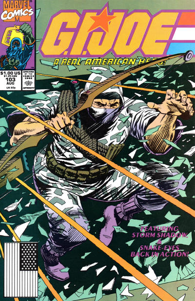 Cover for G.I. Joe, A Real American Hero (Marvel, 1982 series) #103 [Direct]