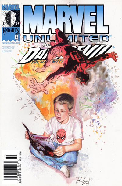 Cover for Daredevil (Marvel, 1998 series) #17 [Marvel Unlimited Newsstand Edition]