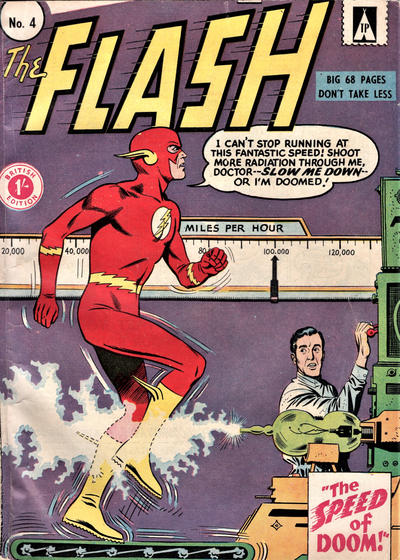 Cover for The Flash (Thorpe & Porter, 1960 ? series) #4