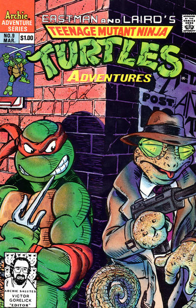 Cover for Teenage Mutant Ninja Turtles Adventures (Archie, 1989 series) #9 [Direct]