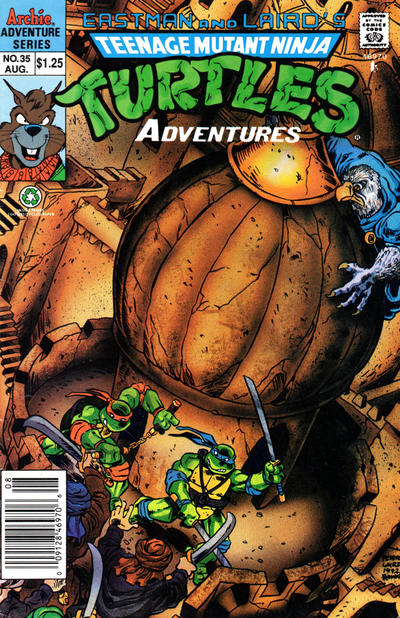 Cover for Teenage Mutant Ninja Turtles Adventures (Archie, 1989 series) #35 [Newsstand]
