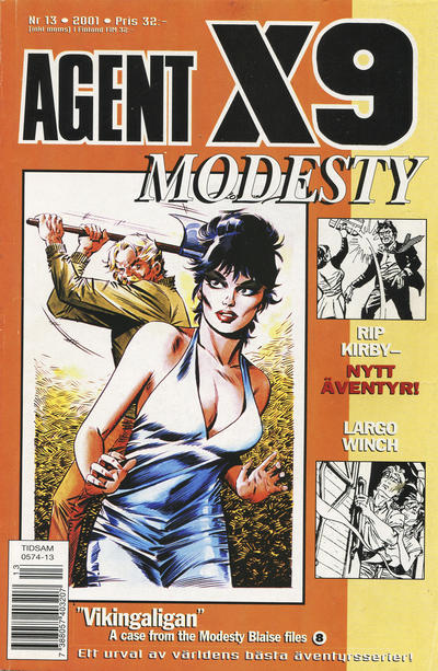 Cover for Agent X9 (Egmont, 1997 series) #13/2001