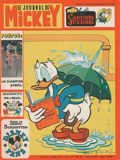 Cover for Le Journal de Mickey (Hachette, 1952 series) #1168
