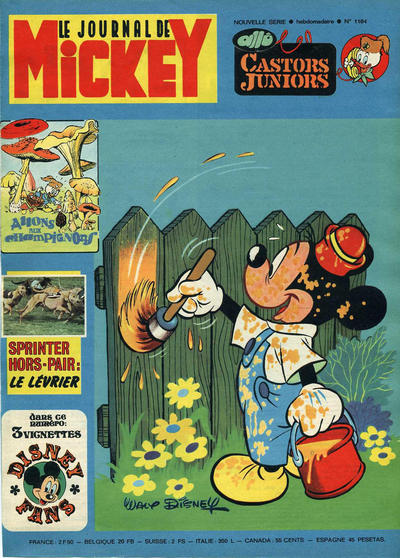 Cover for Le Journal de Mickey (Hachette, 1952 series) #1164