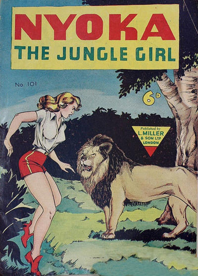 Cover for Nyoka the Jungle Girl (L. Miller & Son, 1951 series) #101