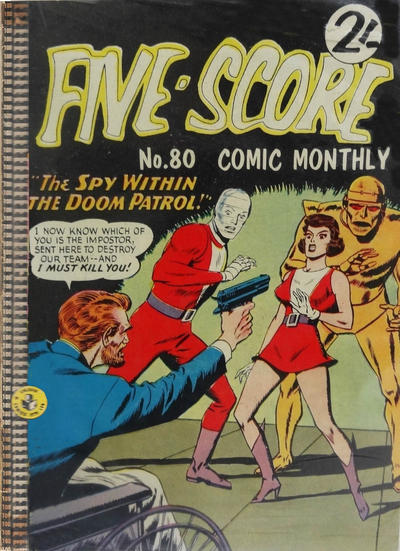 Cover for Five-Score Comic Monthly (K. G. Murray, 1961 series) #80