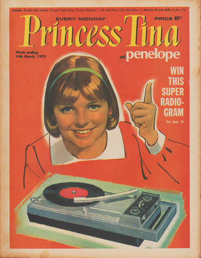 Cover for Princess Tina (IPC, 1967 series) #14th March 1970