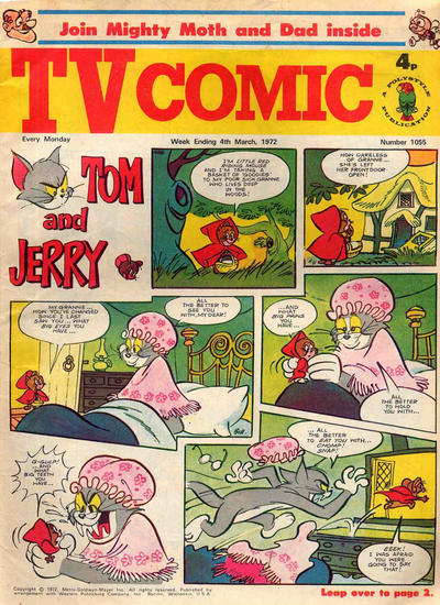 Cover for TV Comic (Polystyle Publications, 1951 series) #1055
