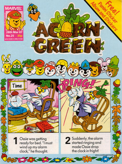 Cover for Acorn Green (Marvel UK, 1986 series) #25