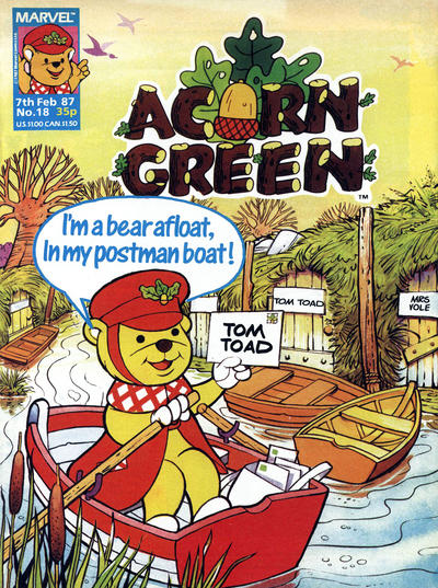Cover for Acorn Green (Marvel UK, 1986 series) #18